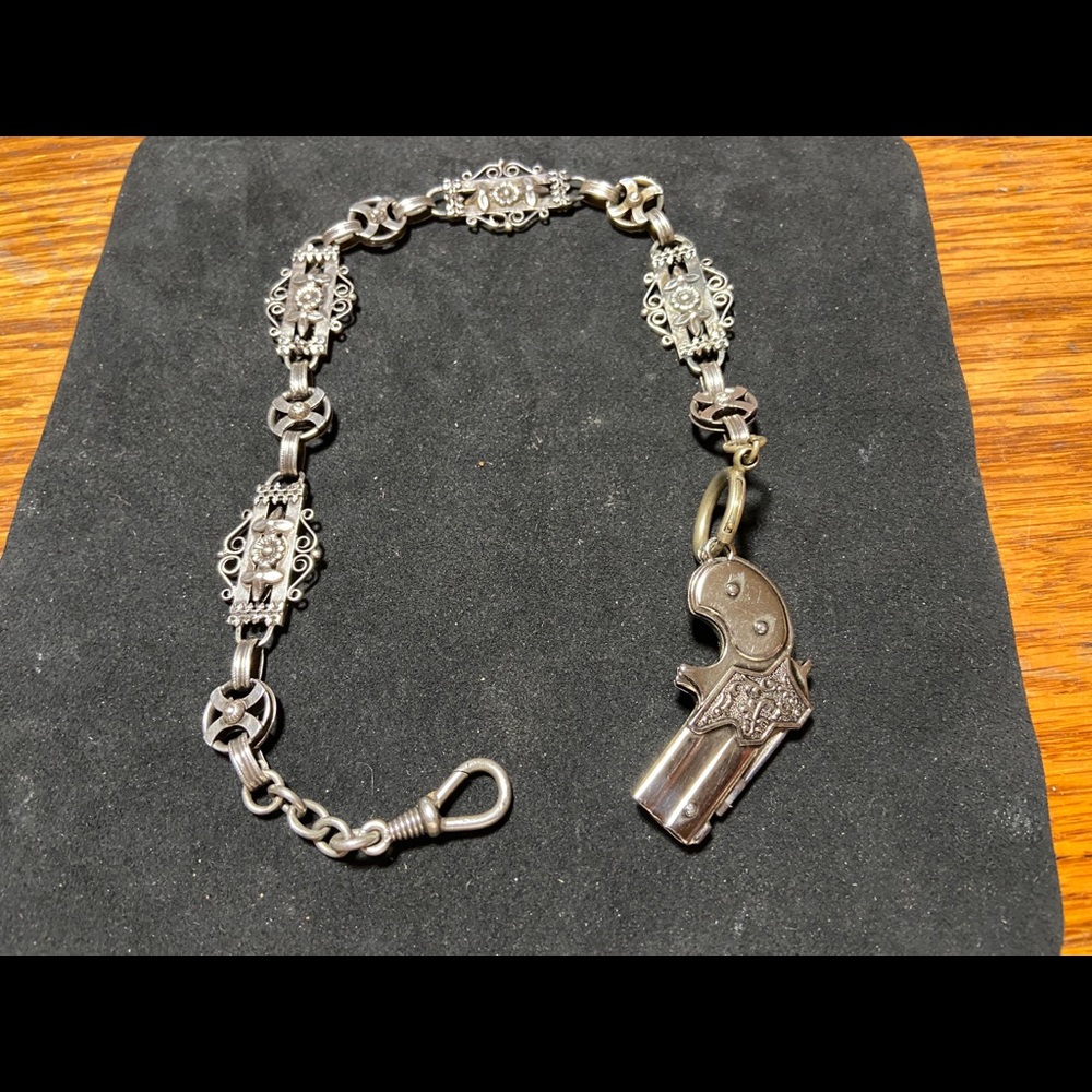 Pocket Watch Silver Chain,